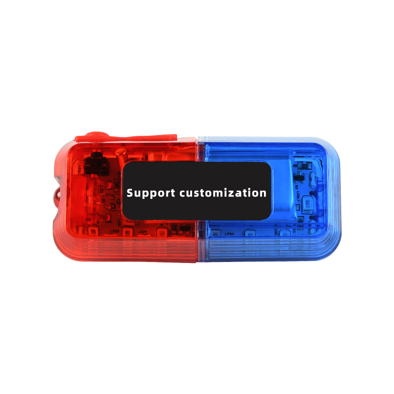 Red and Blue Warning Light